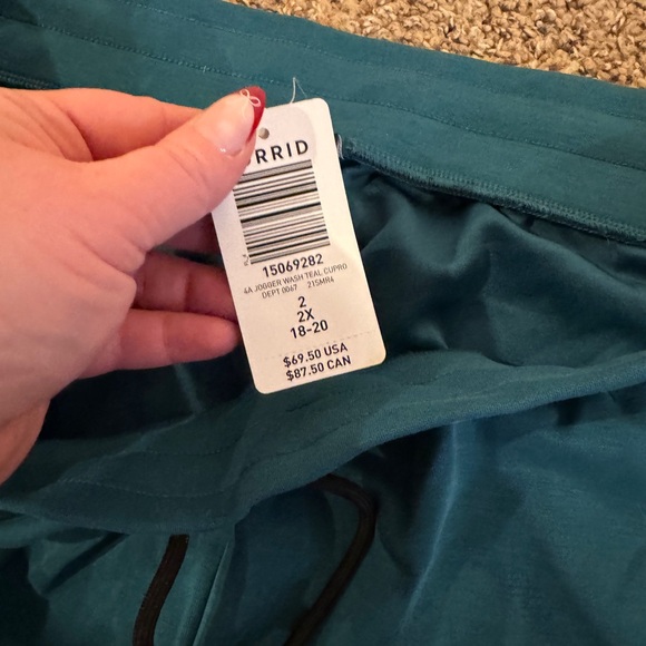 Torrid Teal Joggers - Picture 5 of 5